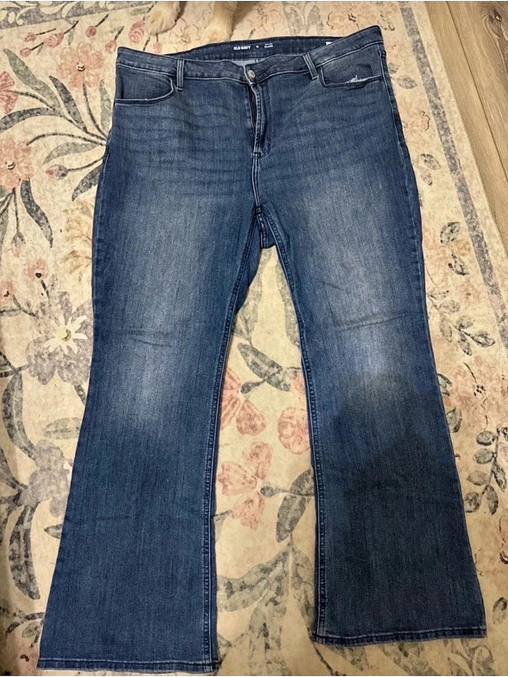Old Navy High-Rise Flare Jeans Blue Waist 18